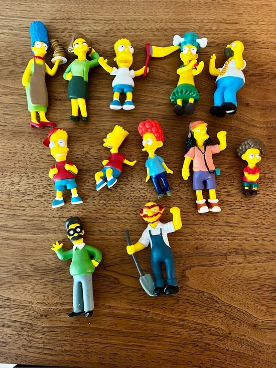 Simpsons Other - The Simpsons Figure Lot 11 Homer Bart Marge Milhouse Vintage Collectible Toys
